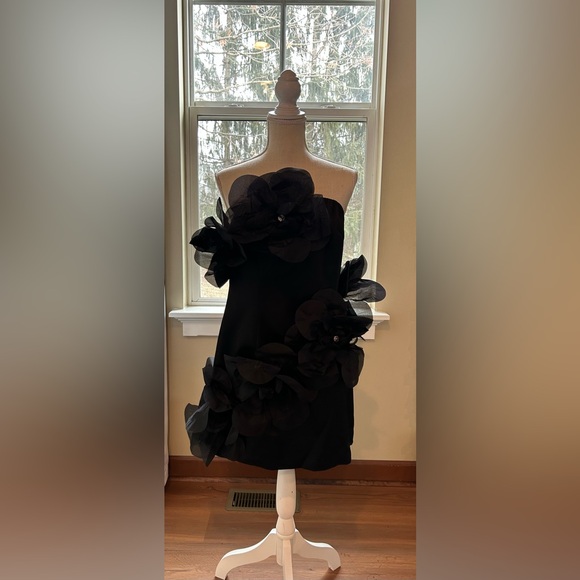 Fashion Nova Luxe The Ari Mini Dress-Black-Size Large NWT🖤 - Picture 5 of 6